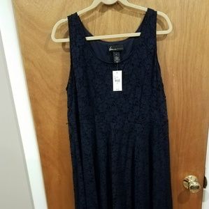 Navy lane bryant dress size 18